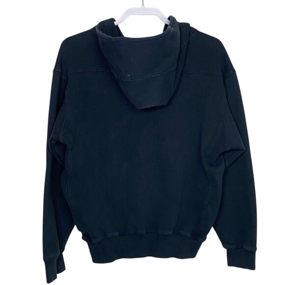 West Hartford Wolves Hockey Small Blue Lace Up Hoodie Sweatshirt Kanye Oversized - Picture 2 of 11